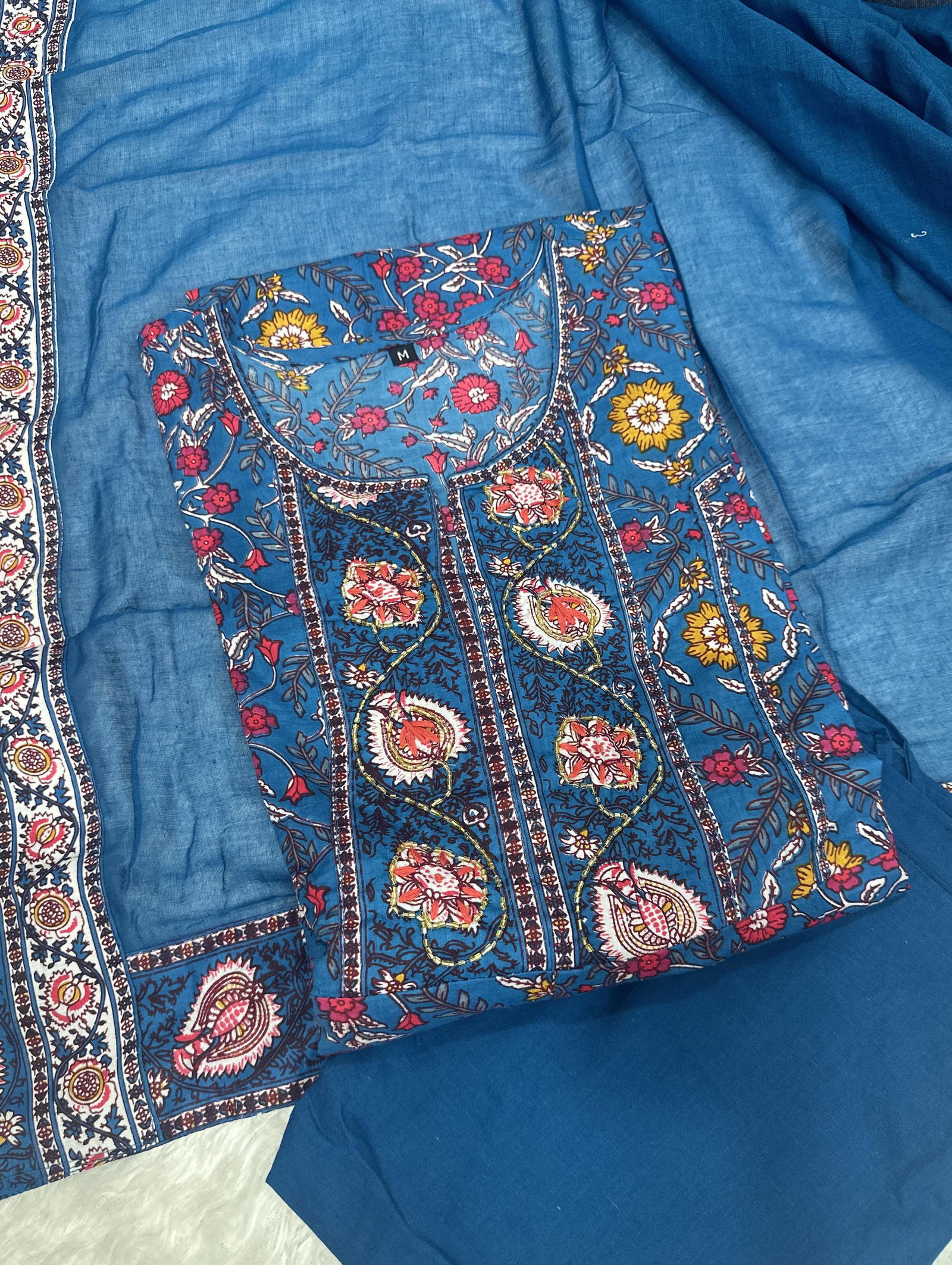 Keshav Soft Cotton Printed Anarkali Kurti With Bottom Dupatta Wholesale Market In Surat With Price